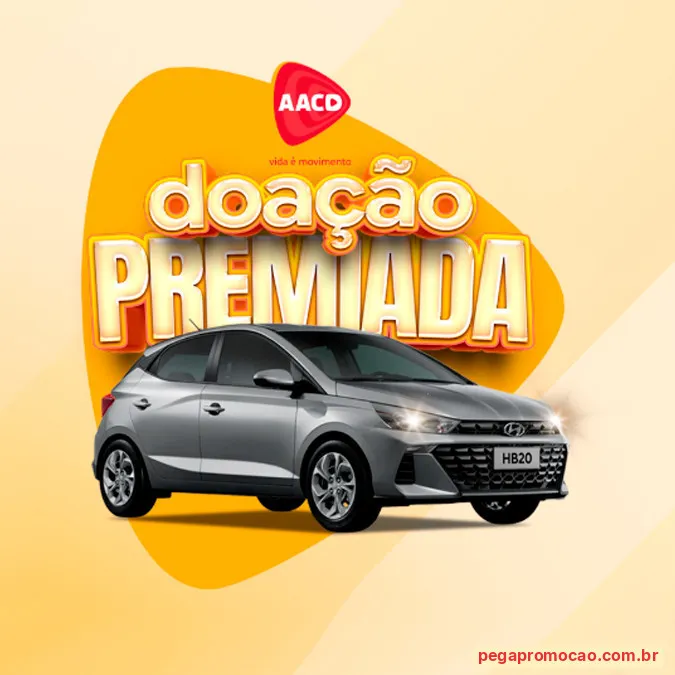 Hyundai New HB20 Comfort 0km sorteado na campanha Doação Premiada da AACD