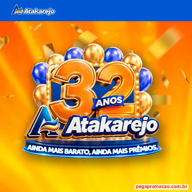 Cartão de R$ 32 mil e vales-compras sorteados no aniversário do Atakarejo