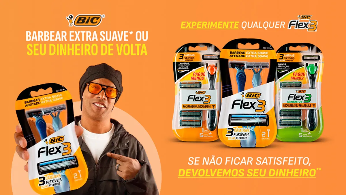Cashback: Cashback BIC Flex 3: experimente e receba até R$ 30 de volta via Pix