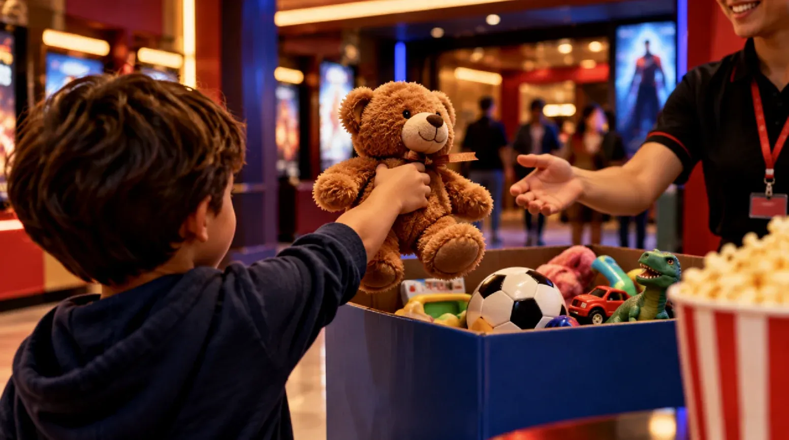 Grátis: Cinesystem: doe um brinquedo e ganhe ingresso grátis para novembro