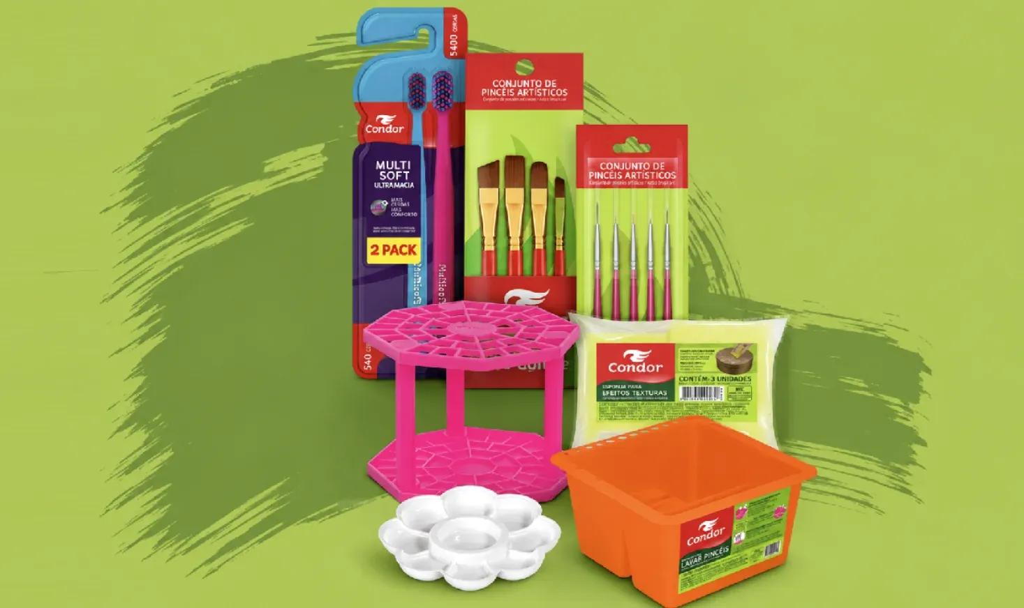 Sorteio: Sorteio Condor: Concorra a kits de pintura artística no Mês da Arte