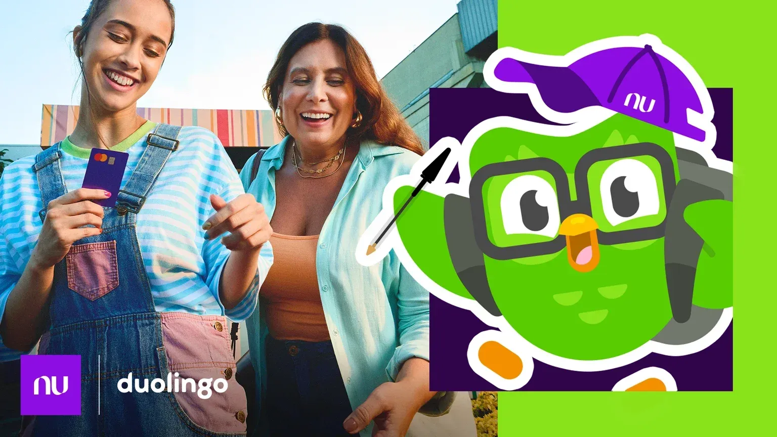 Nubank e Duolingo: três meses de Super Duolingo grátis para clientes