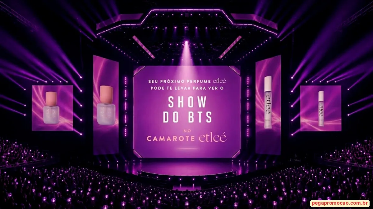 Sorteio: Sorteio Etleé: Concorra a Camarote no Show do BTS com Leo Cosméticos