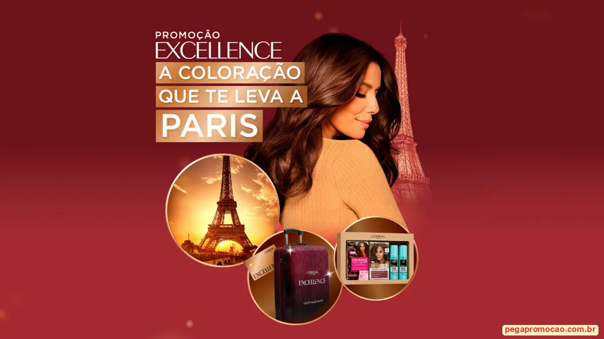 Sorteio: Sorteio L'Oréal Excellence: concorra a uma viagem para Paris com acompanhante