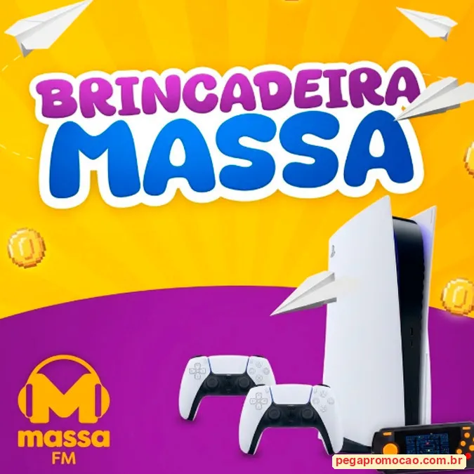 PlayStation 5 e Atari Flashback 8, prêmios do concurso Brincadeira Massa
