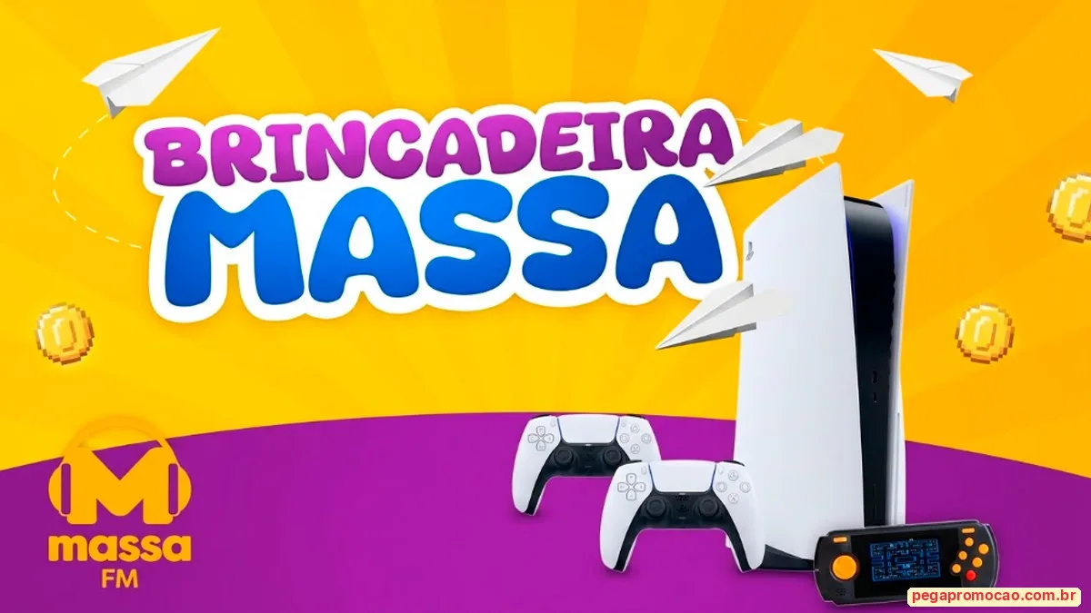 Sorteio: Concurso Massa FM: Concorra a um PlayStation 5 e um Atari Flashback com uma frase criativa