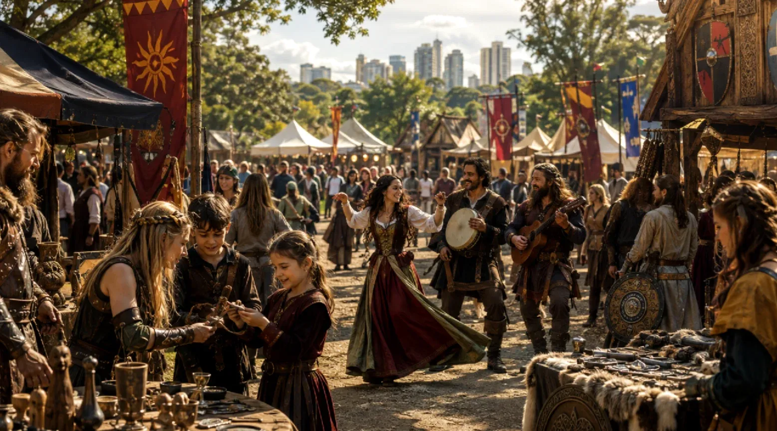 Grátis: Medieval Experience em SP: entrada gratuita doando 1 kg de alimento