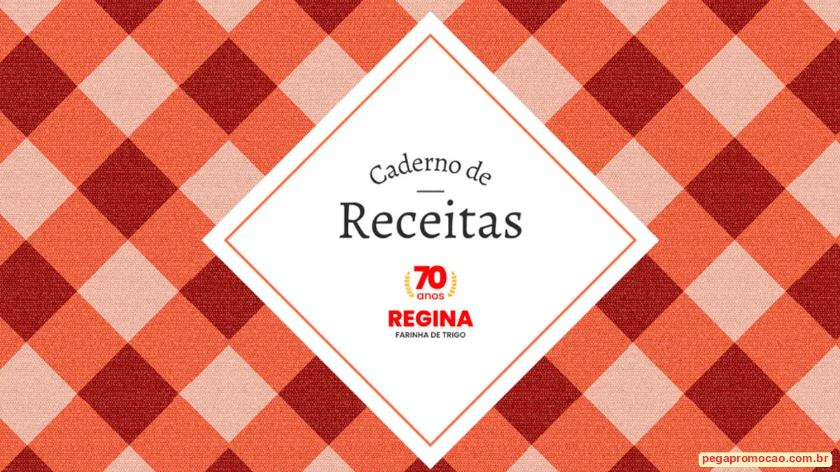 Sorteio: Concurso Regina 70 Anos: concorra a um exemplar do Caderno de Receitas