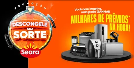 Sorteio: Sorteio Seara: Concorra a R$ 639 mil em prêmios na roleta do Descongele Sua Sorte