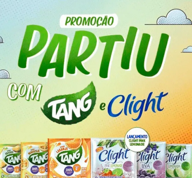 Sachês de Tang e Clight participantes da promoção Partiu