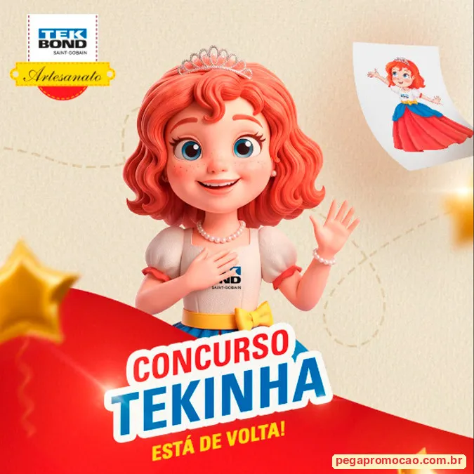 Prêmios do concurso Tekinha 2026 da Tekbond