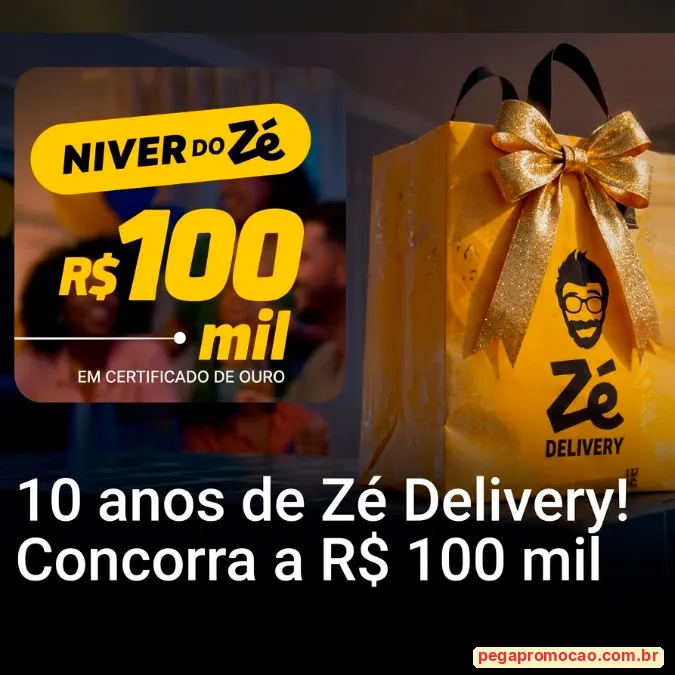 Certificado de barras de ouro de R$ 100 mil, prêmio do sorteio Niver do Zé